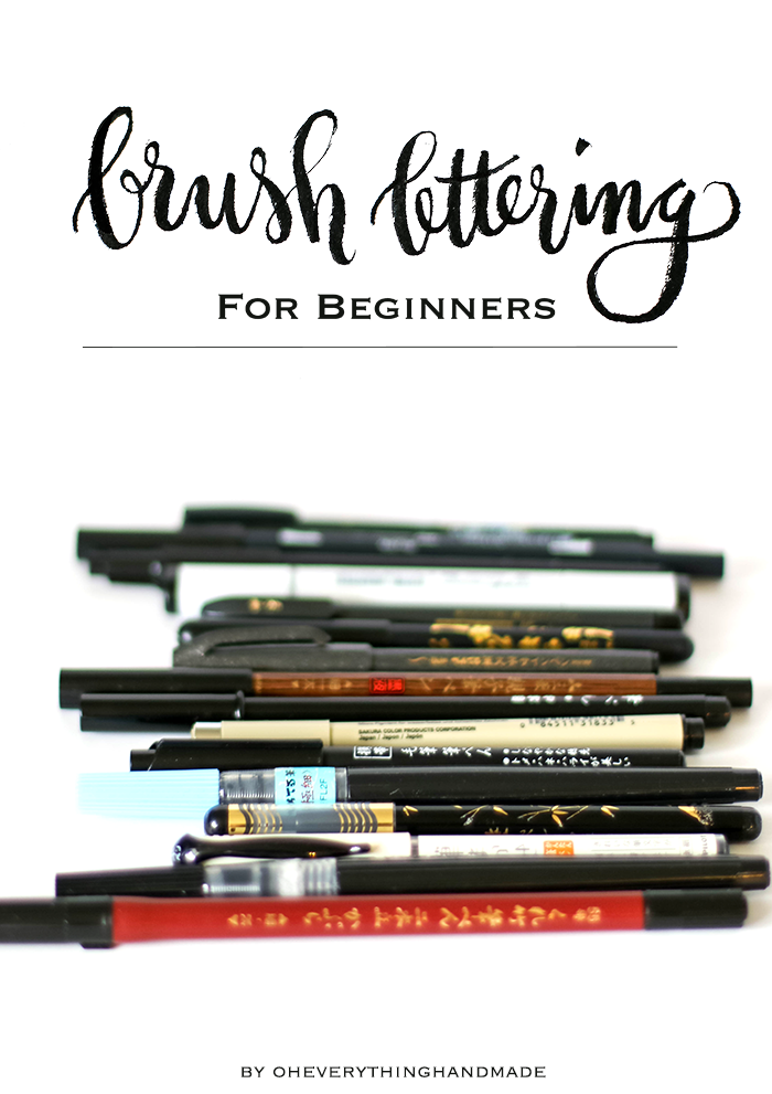 Brush Lettering for Beginners - for Pinning