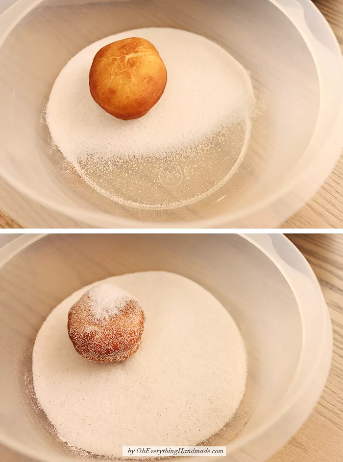 Recipe Mini Dougnuts - Sugar coating