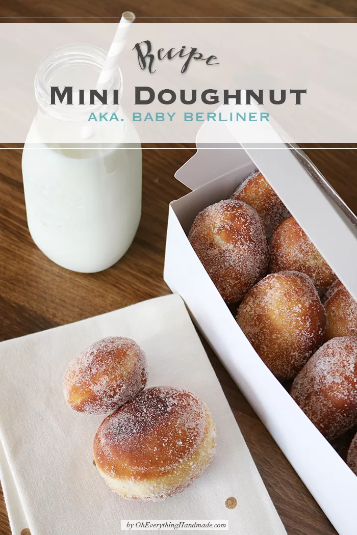 Recipe Mini Dougnuts by Oheverythinghandmade
