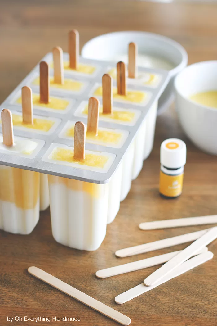 Essential Oil Infused Popsicle - featured by Oh Everything Handmade